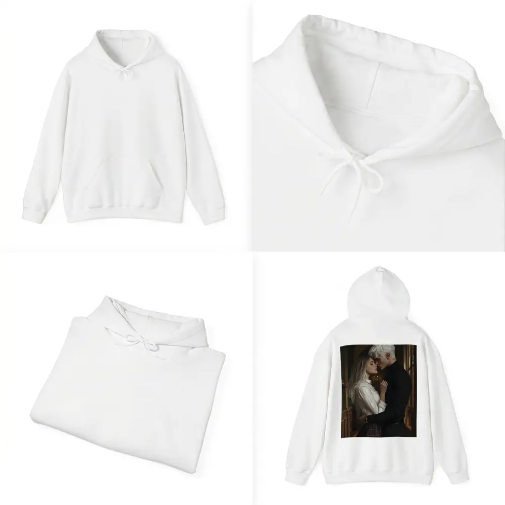 Dark Academia Romance Couple Gothic Hall – Hoodies