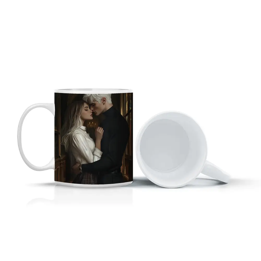 Dark Academia Romance Couple Gothic Hall – Mugs