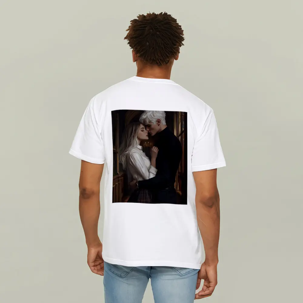 Dark Academia Romance Couple Gothic Hall – T-Shirts