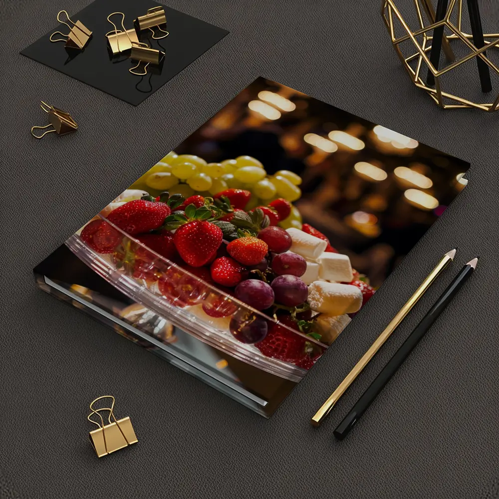 Fresh Fruit Bowl Elegant Evening Party – Notebooks