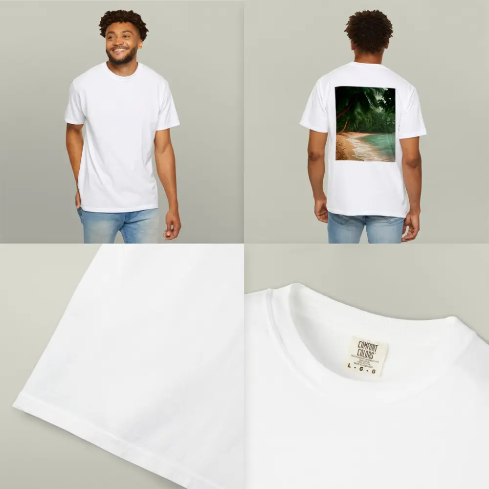 Tropical Beach Palm Trees Turquoise Water – T-Shirts