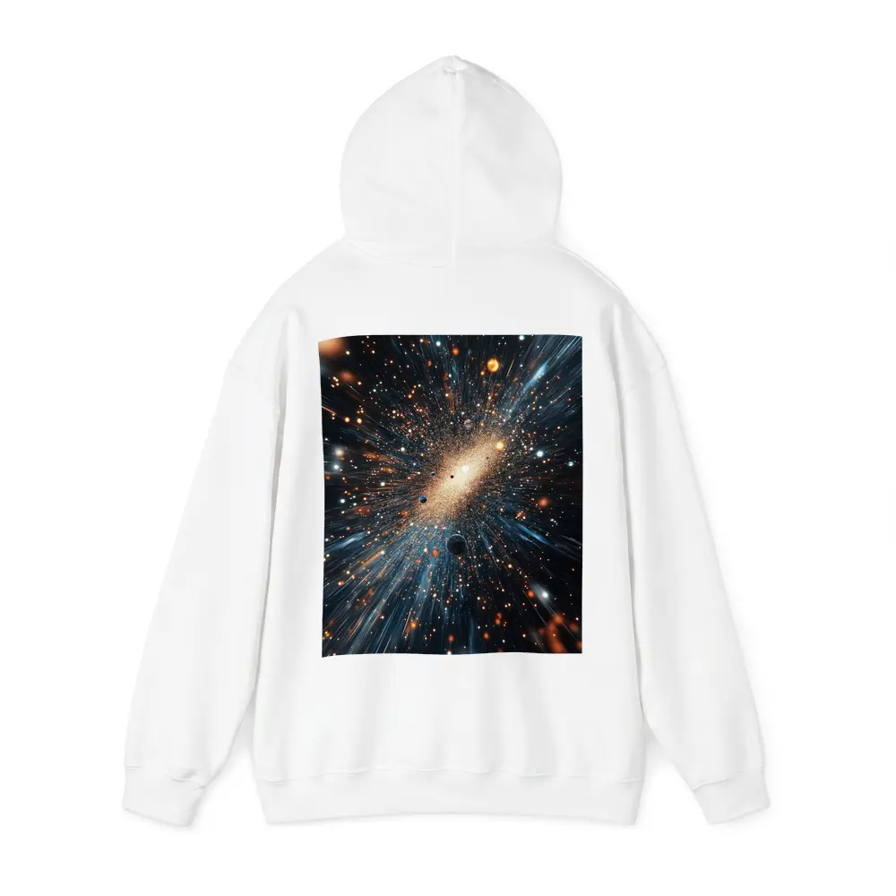 Deep Space Galaxy Explosion Stars Blue – Hoodies