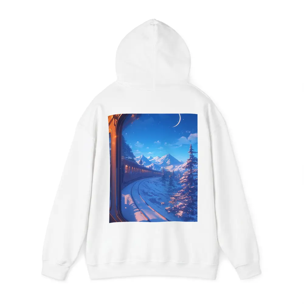 Anime Train Ride Snowy Mountain Night – Hoodies