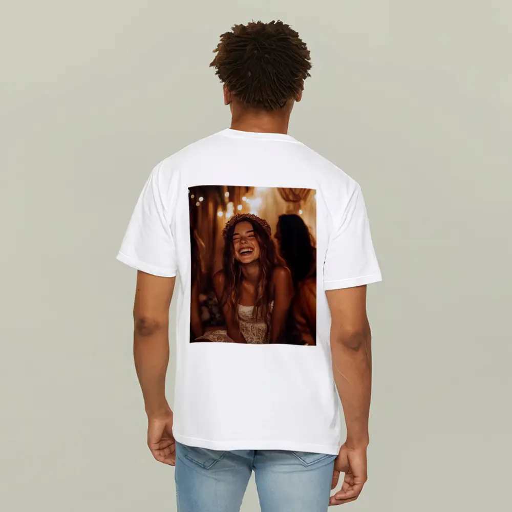 Laughing Women Friends Boho String Lights – T-Shirts
