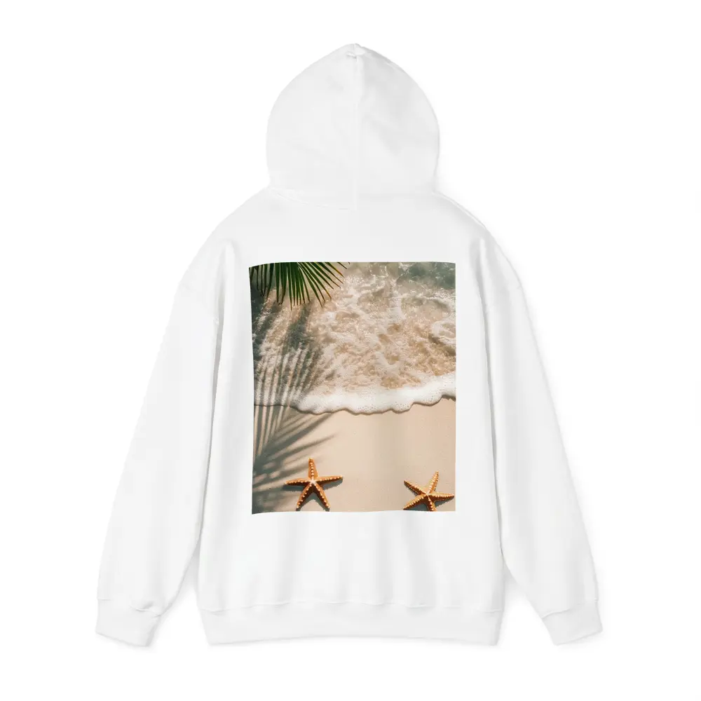 Starfish on Sandy Tropical Beach Shore – Hoodies