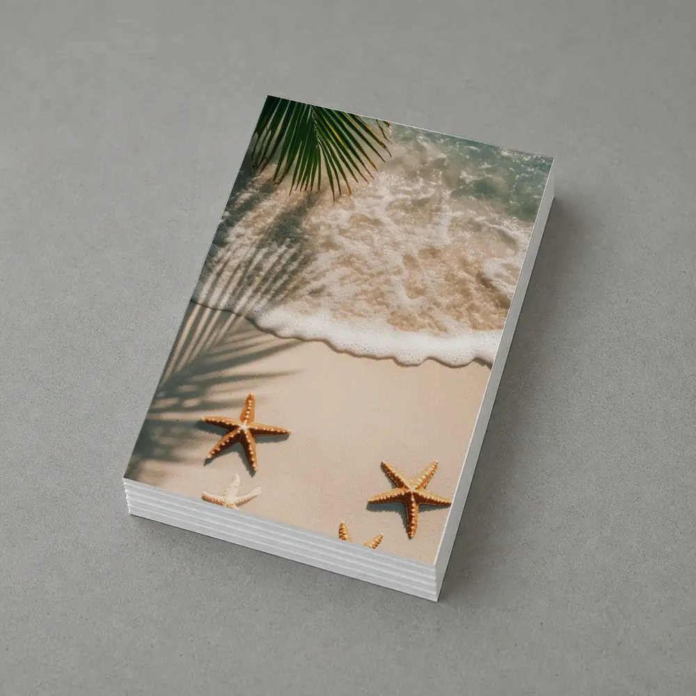Starfish on Sandy Tropical Beach Shore – Postcards