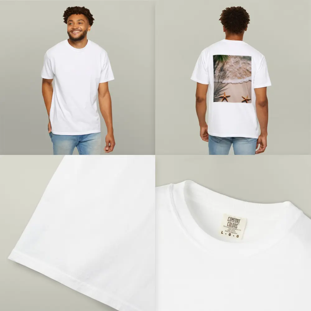 Starfish on Sandy Tropical Beach Shore – T-Shirts
