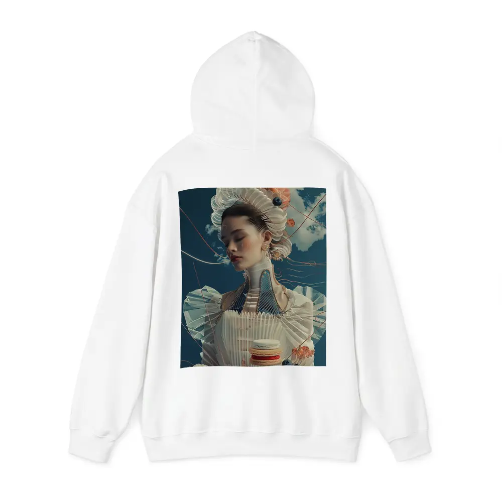 Surreal Fashion Woman Macarons Blue Sky – Hoodies