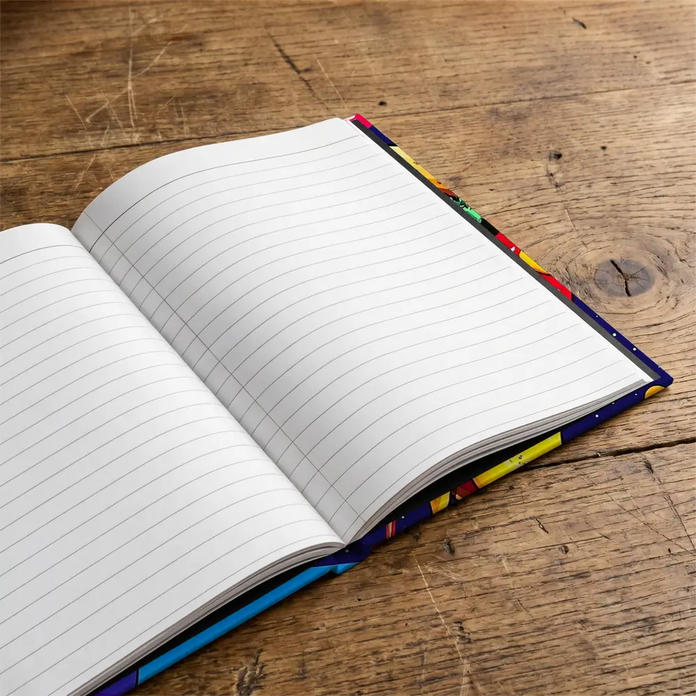 Pop Art Pizza Slice In Cosmic Space – Notebooks