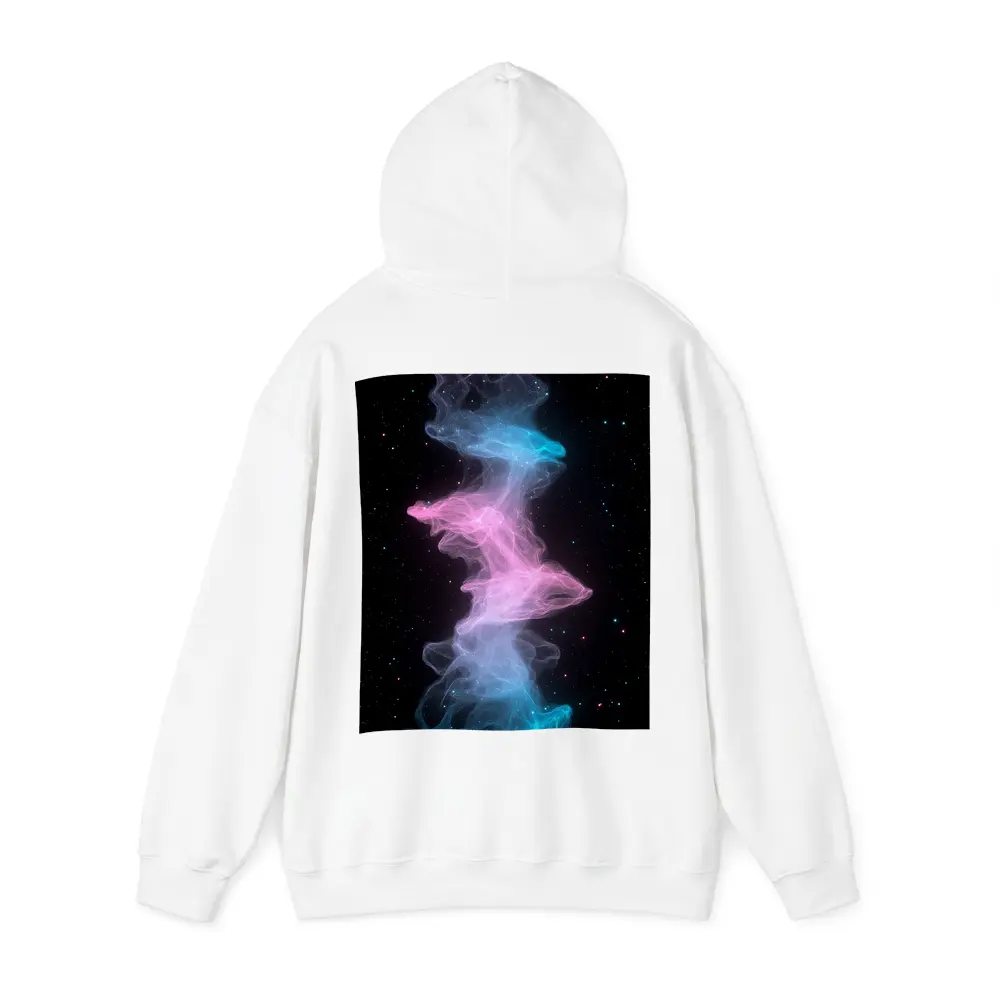 Pink Blue Nebula Smoke Galaxy Space Art – Hoodies