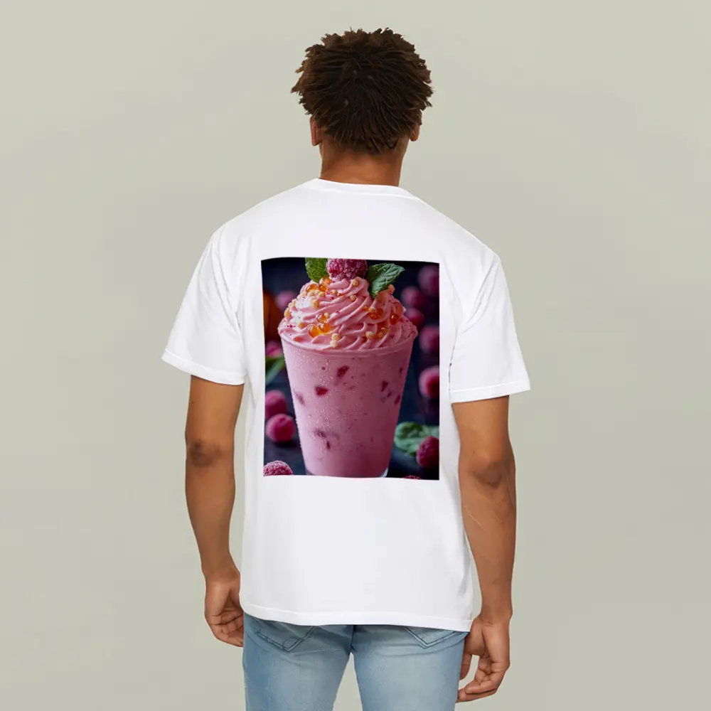 Raspberry Milkshake Pink Whipped Cream Dessert – T-Shirts