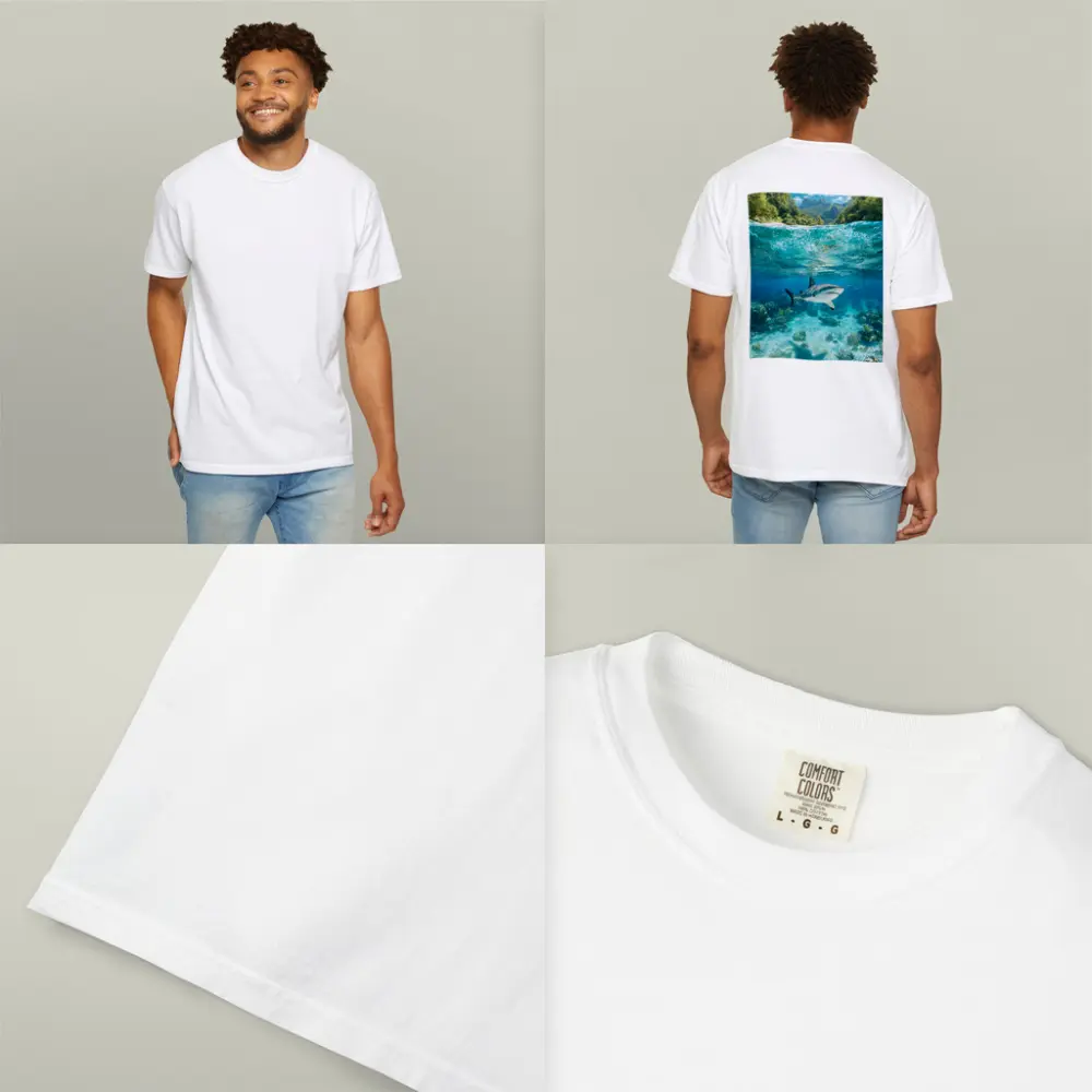 Reef Shark Swimming Tropical Island Underwater – T-Shirts
