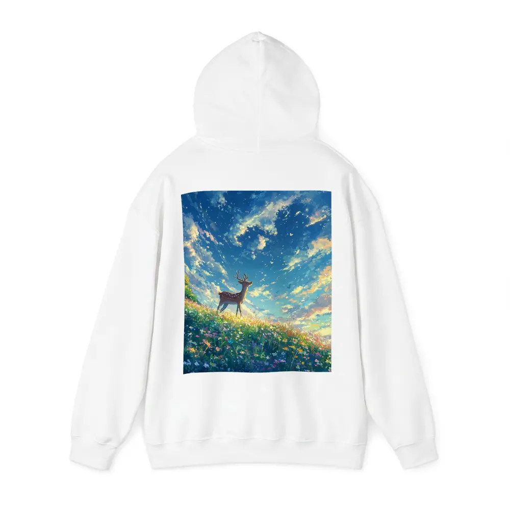 Spotted Deer on Wildflower Hill Anime Style – Hoodies