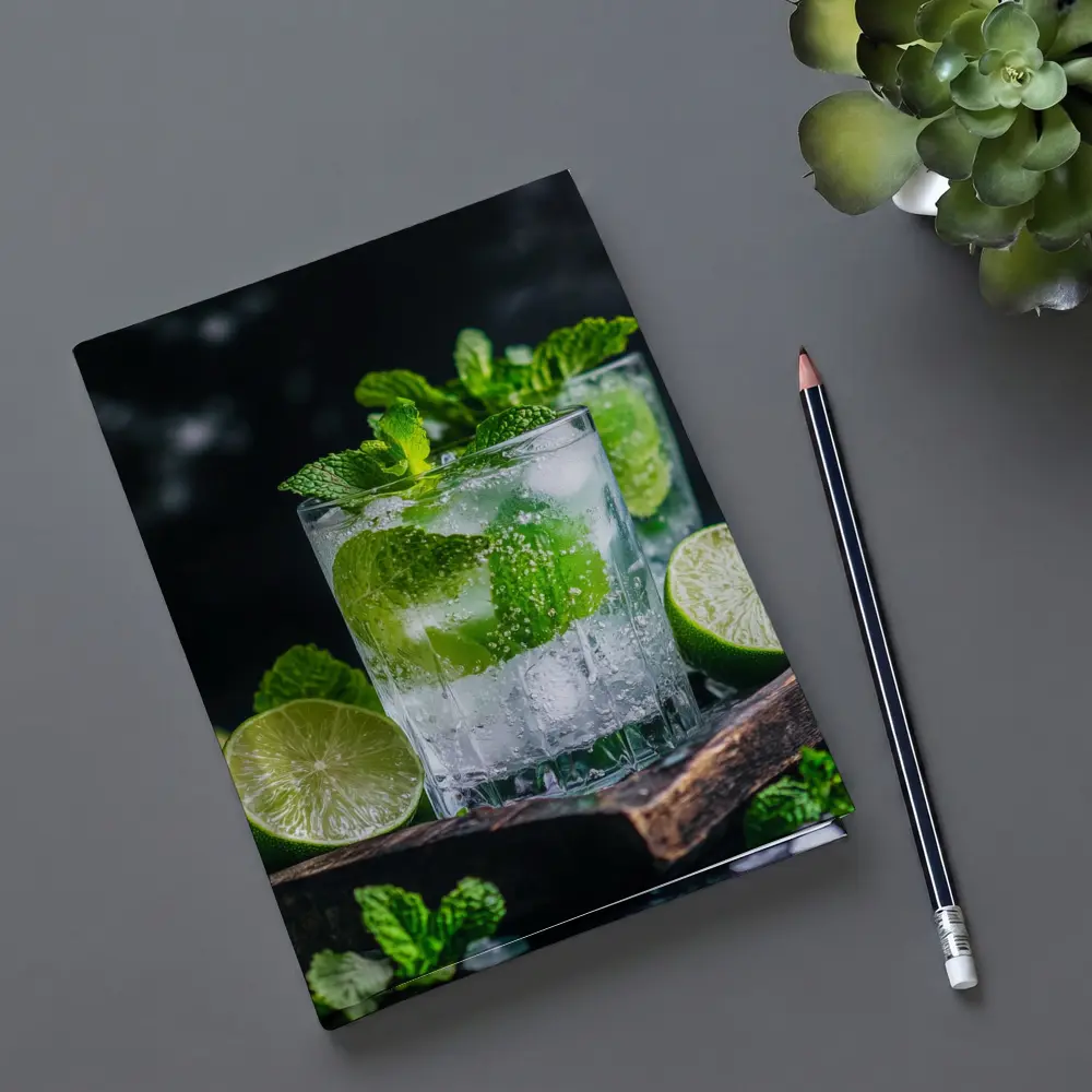Mojito Cocktail With Lime And Mint – Notebooks