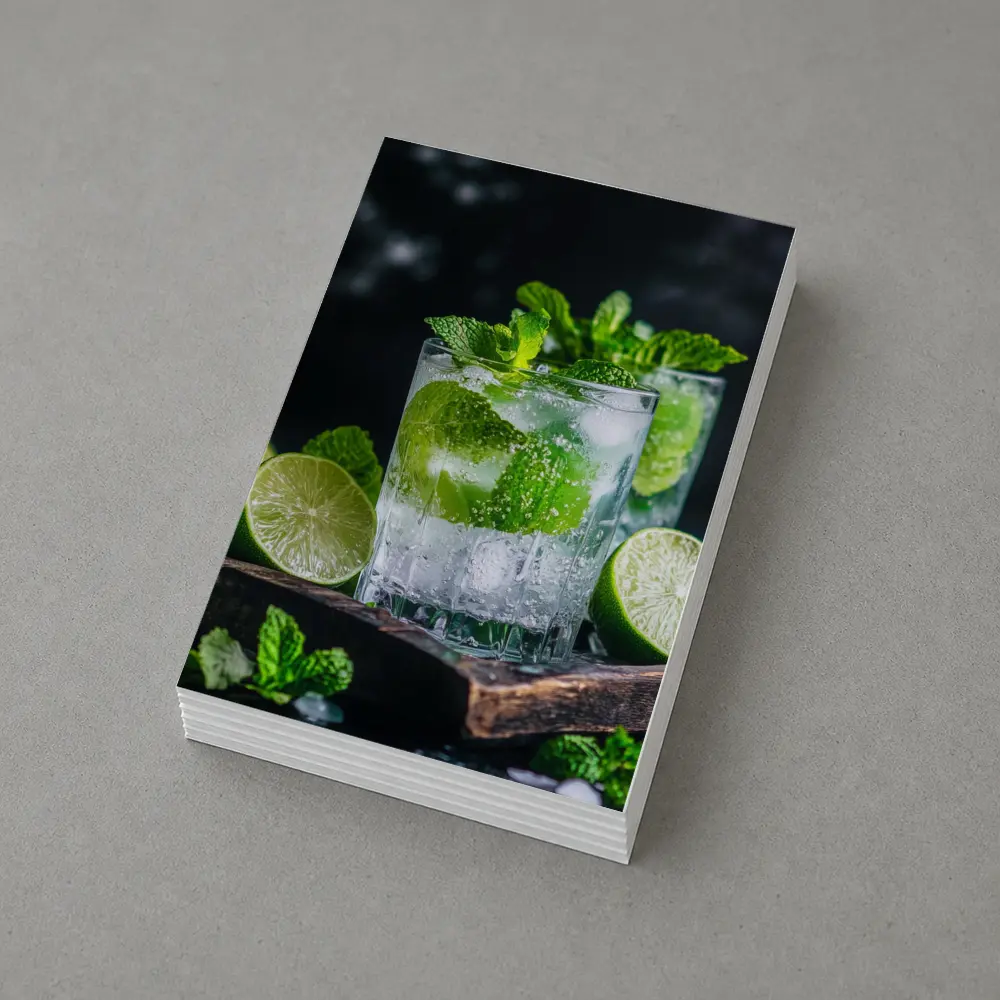 Mojito Cocktail With Lime And Mint – Postcards