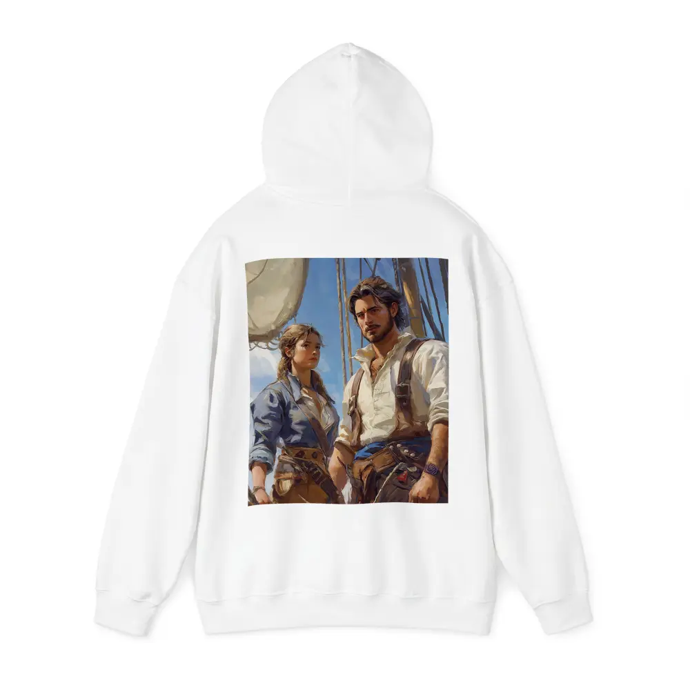 Pirates On Ship Oil Painting Art – Hoodies