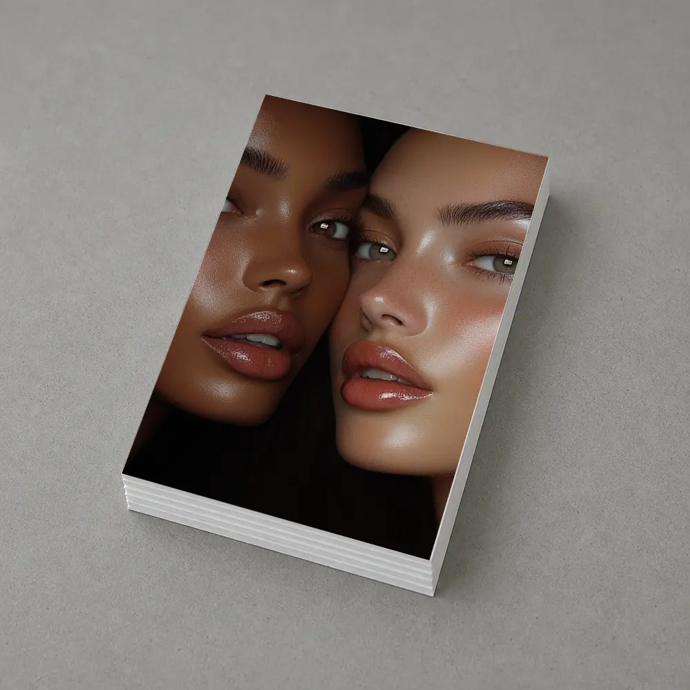 Two Women Close Up Beauty Portrait – Postcards