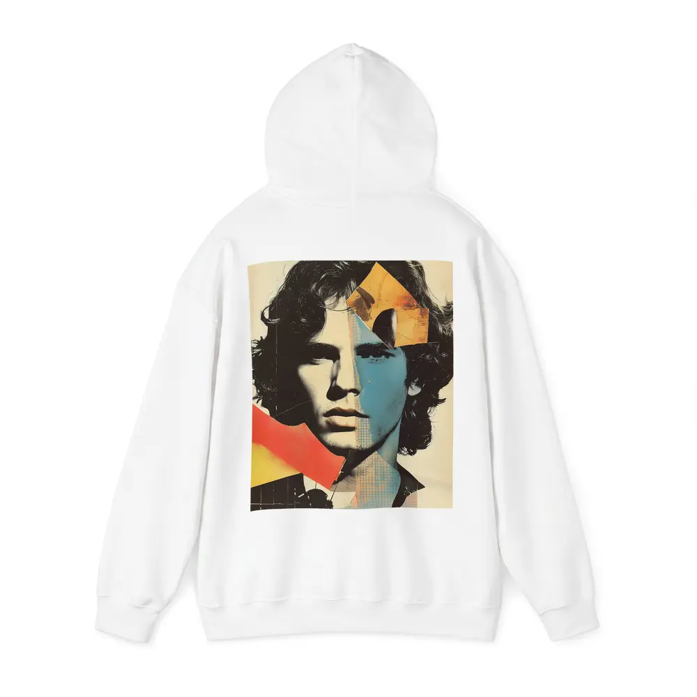 Young Man Pop Art Collage Portrait – Hoodies