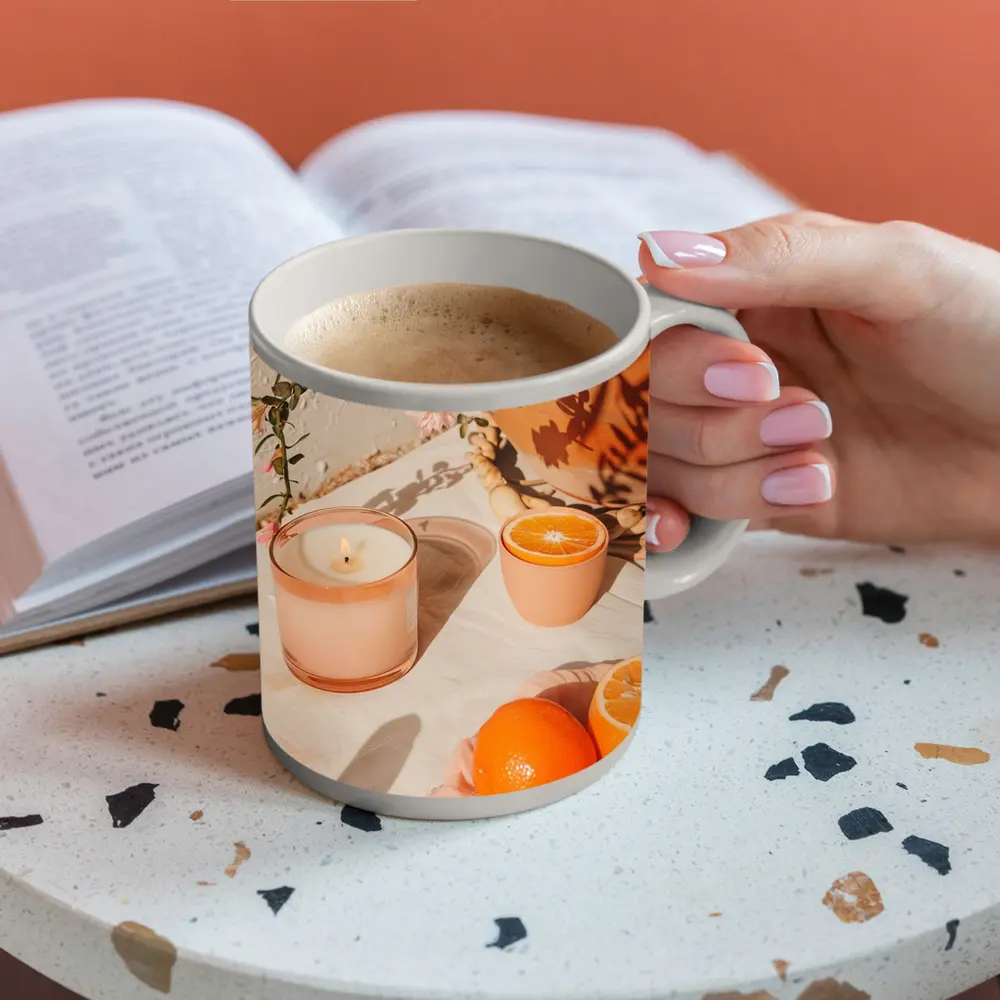 Orange Scented Candle Warm Summer Sunlight – Mugs