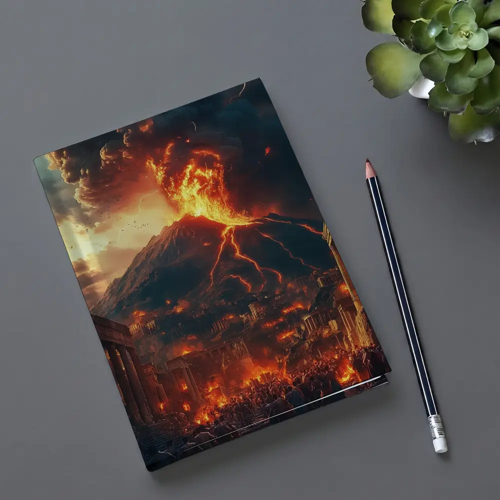 Pompeii Volcano Eruption Ancient City Destruction – Notebooks