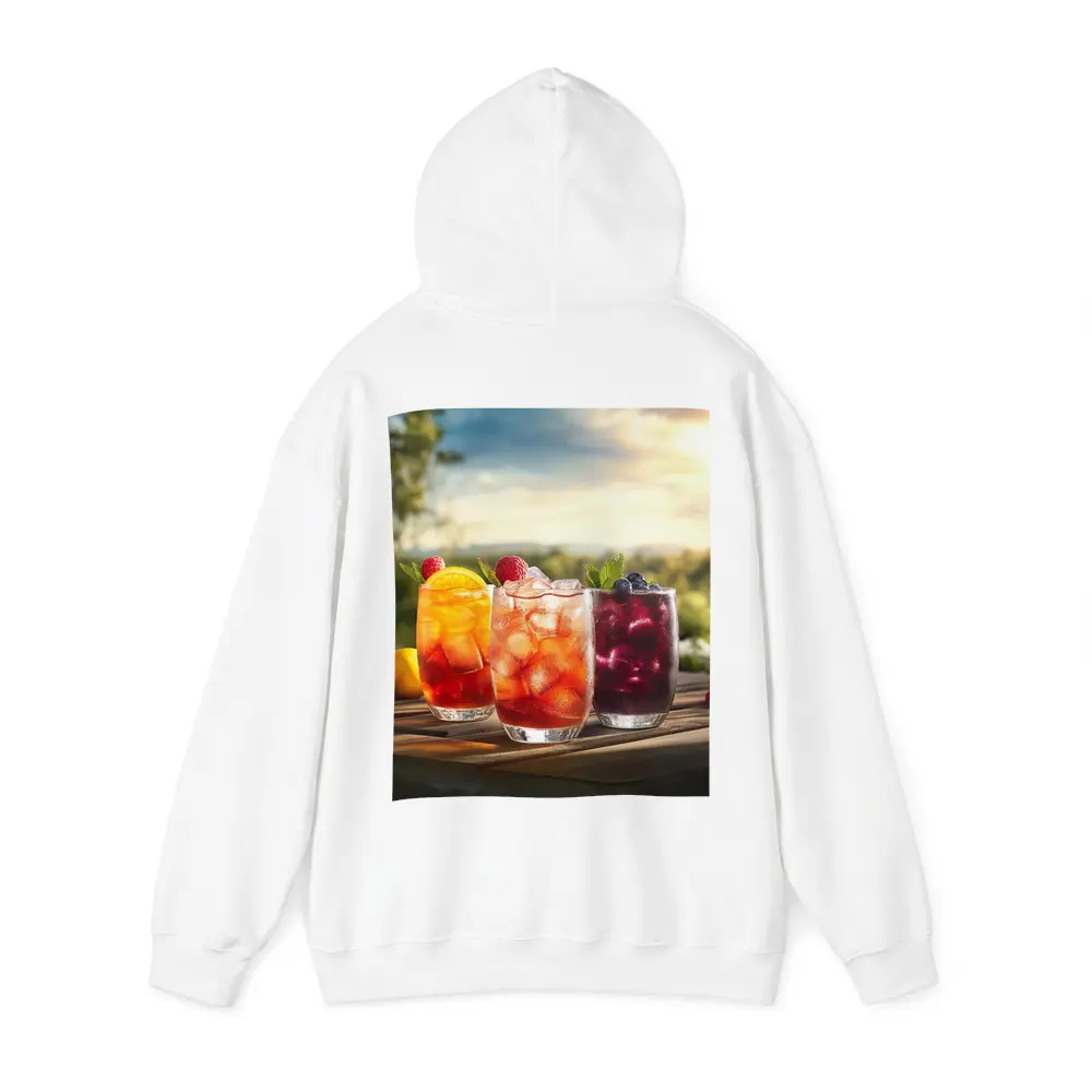 Iced Fruit Drinks Outdoor Summer Setting – Hoodies