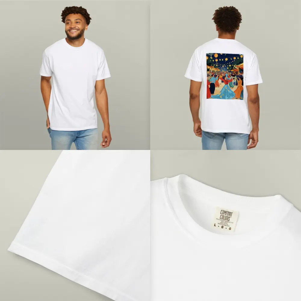 Mid Autumn Festival Dance Lanterns Night Illustration – T-Shirts