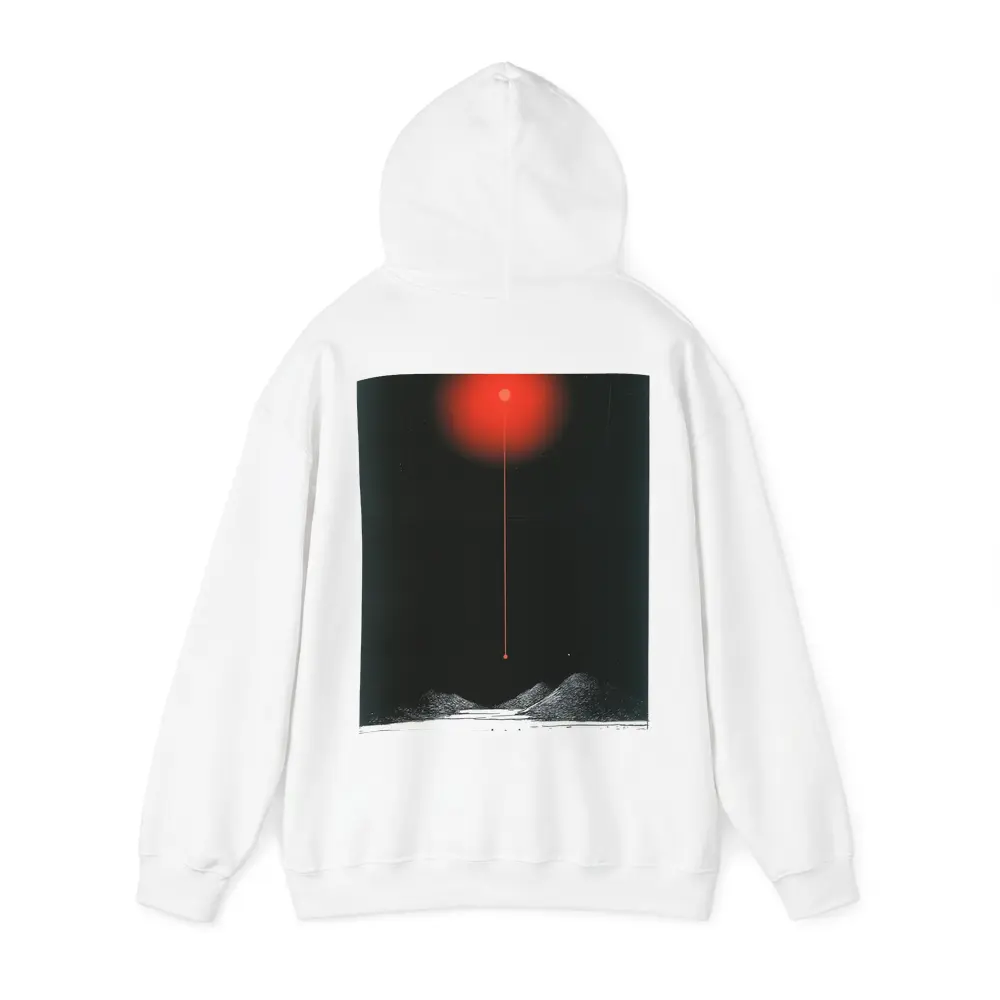 Red Sun Dark Sky Three Figures Desert – Hoodies