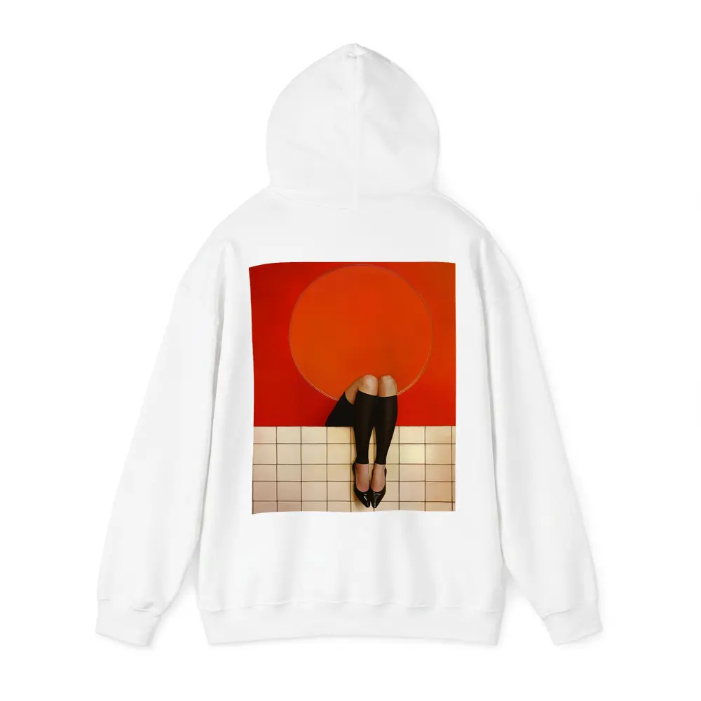 Woman Legs Red Wall Circle Geometric – Hoodies