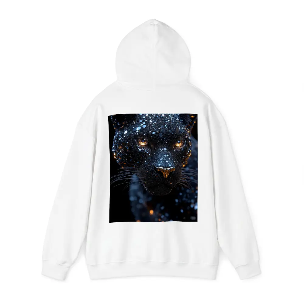 Black Panther Cosmic Glitter Dark Background – Hoodies