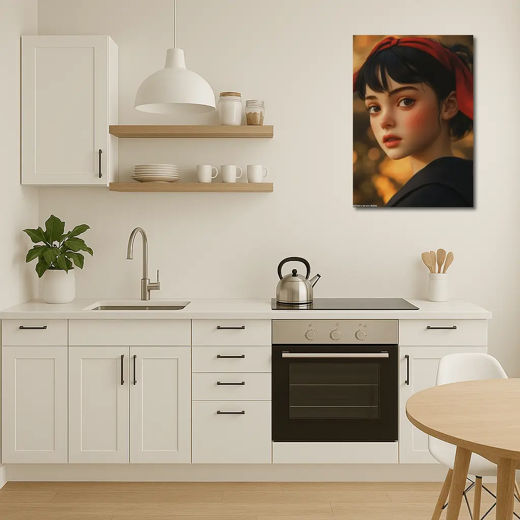 Kiki Delivery Service Anime Girl Portrait – Wall Art