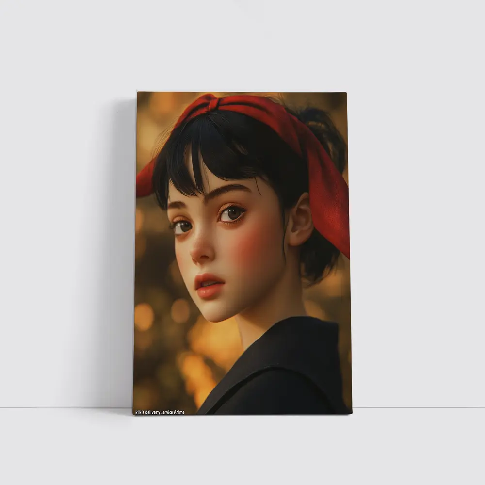 Kiki Delivery Service Anime Girl Portrait – Wall Art