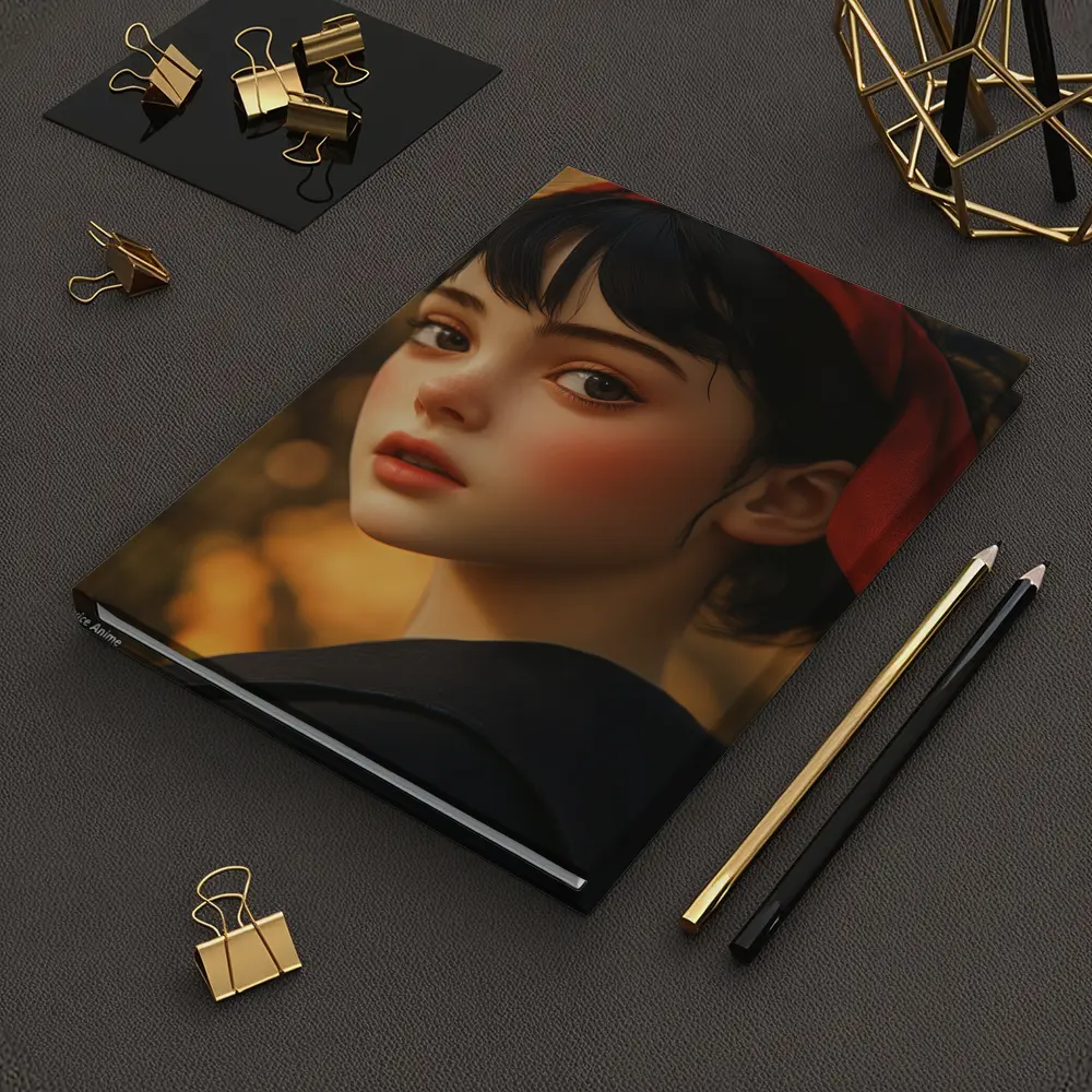 Kiki Delivery Service Anime Girl Portrait – Notebooks