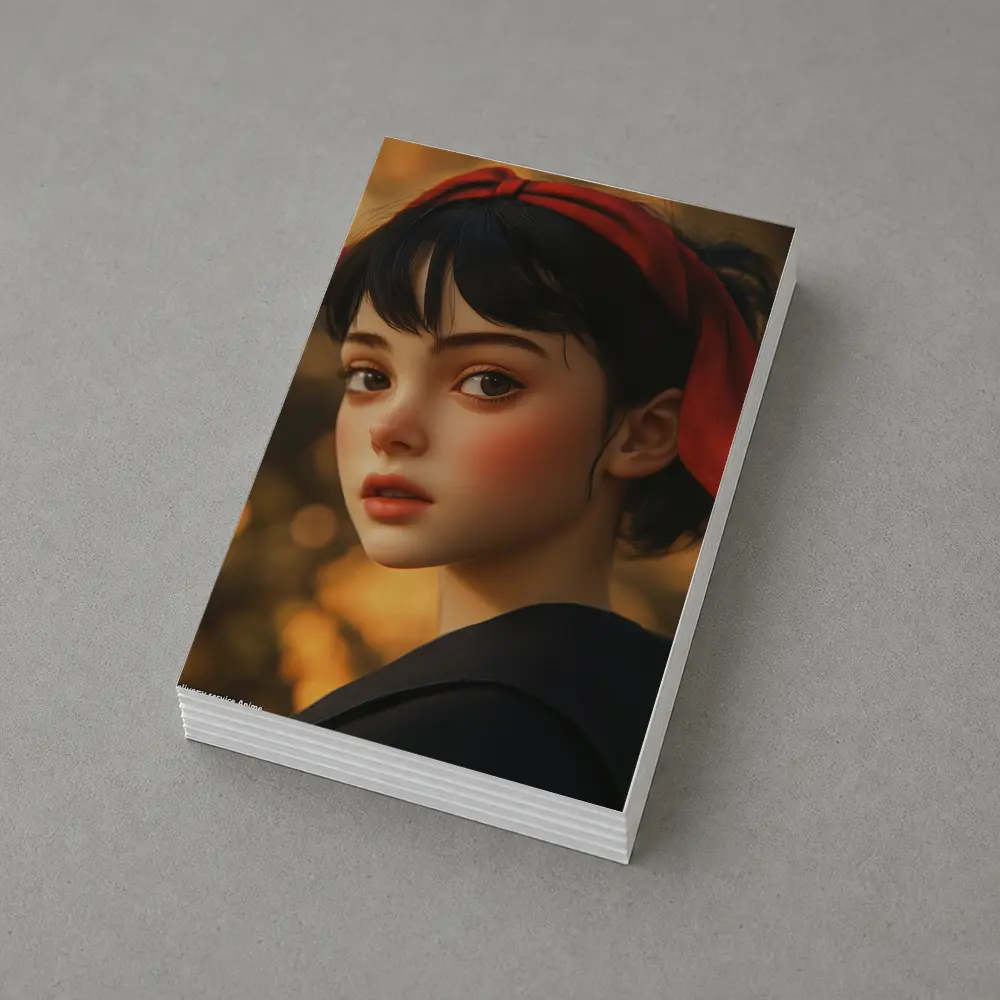 Kiki Delivery Service Anime Girl Portrait – Postcards
