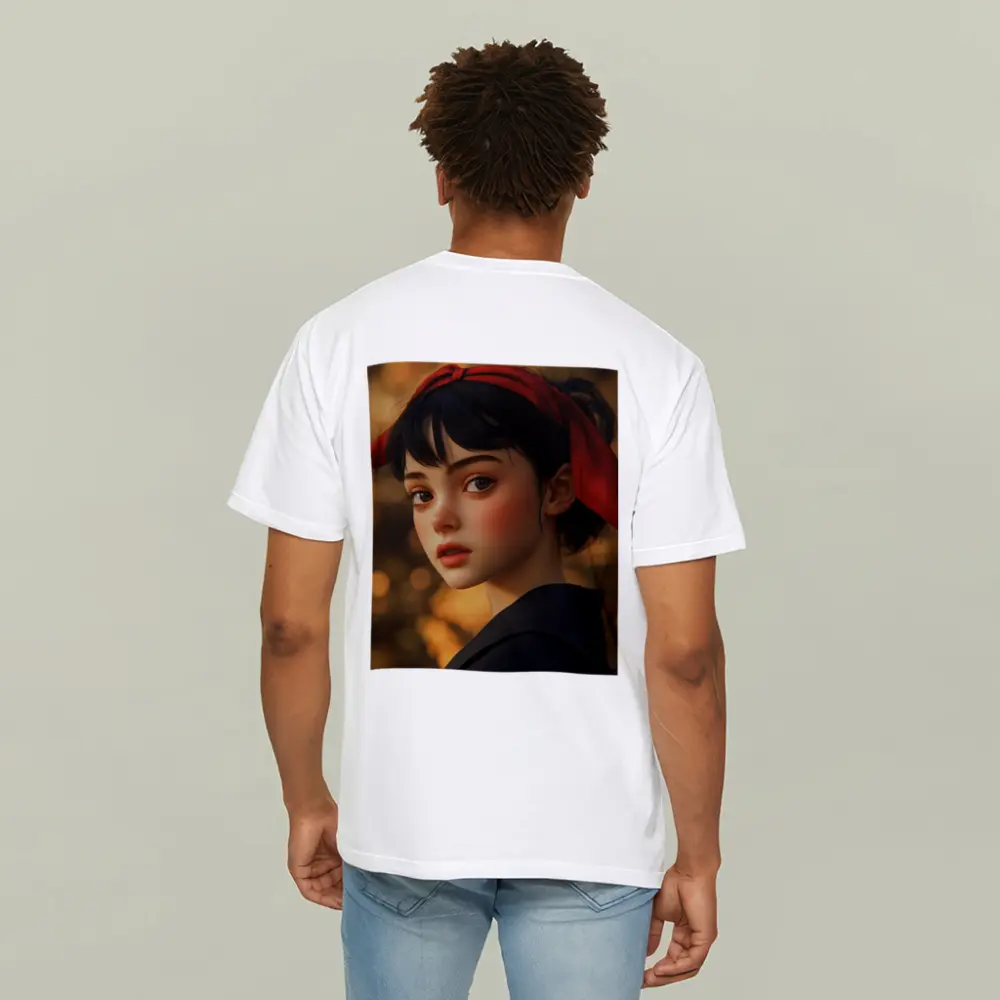 Kiki Delivery Service Anime Girl Portrait – T-Shirts