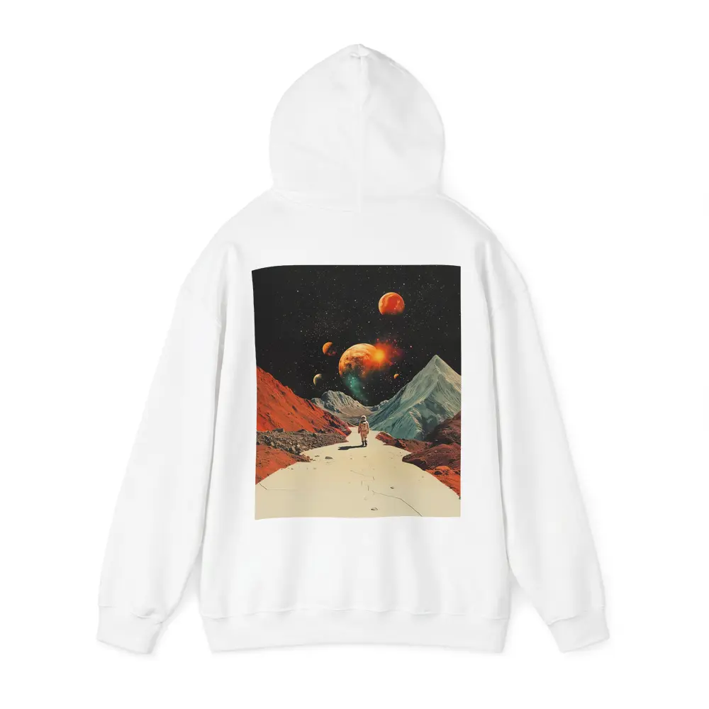 Astronaut Walking Alien Planet Retro Space – Hoodies