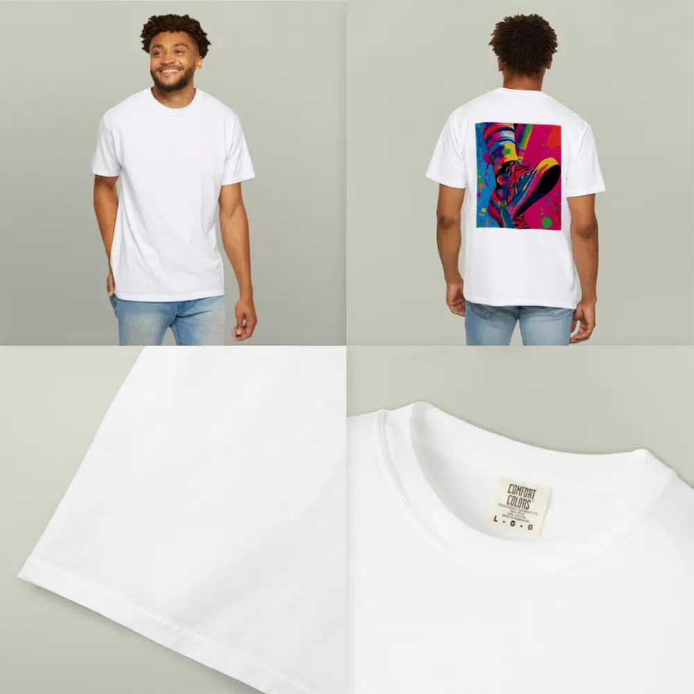 Colorful Sneakers Pop Art Paint Splatter – T-Shirts