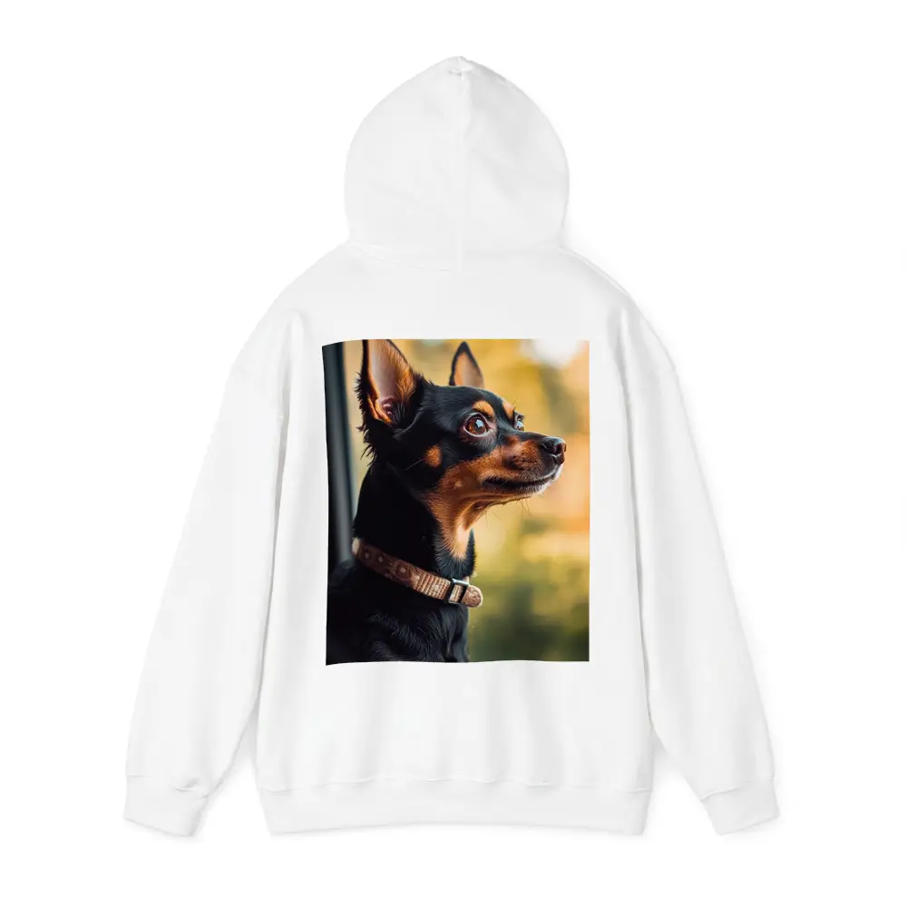 Miniature Pinscher Dog Looking Out Car Window – Hoodies