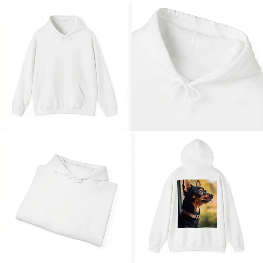 Miniature Pinscher Dog Looking Out Car Window – Hoodies