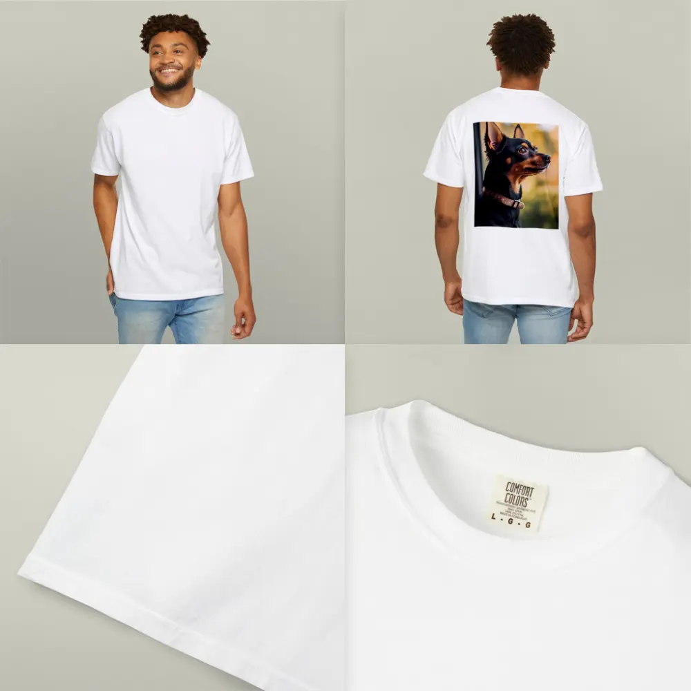 Miniature Pinscher Dog Looking Out Car Window – T-Shirts