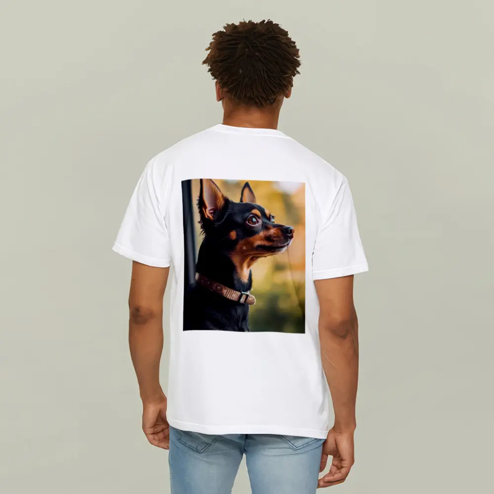 Miniature Pinscher Dog Looking Out Car Window – T-Shirts