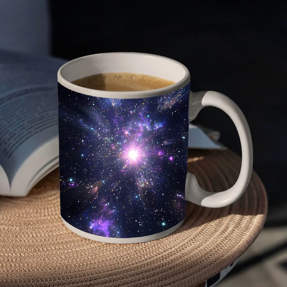 Purple Galaxy Cosmic Star Burst Space – Mugs
