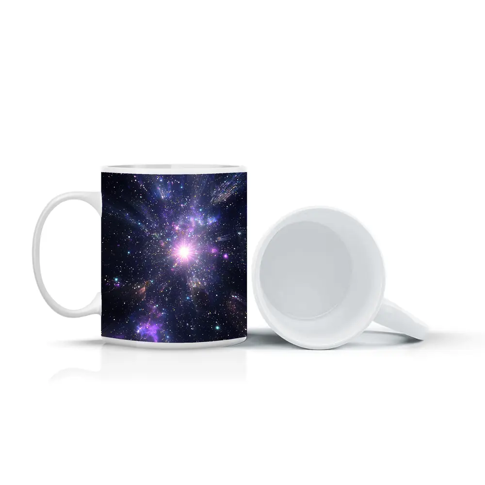 Purple Galaxy Cosmic Star Burst Space – Mugs