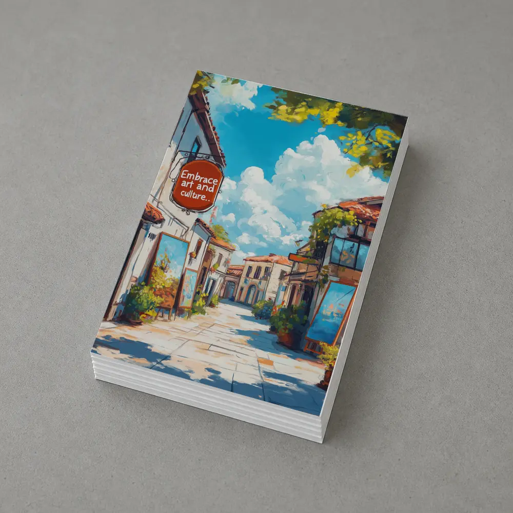 Embrace Art and Culture Mediterranean Street Scene – Postcards