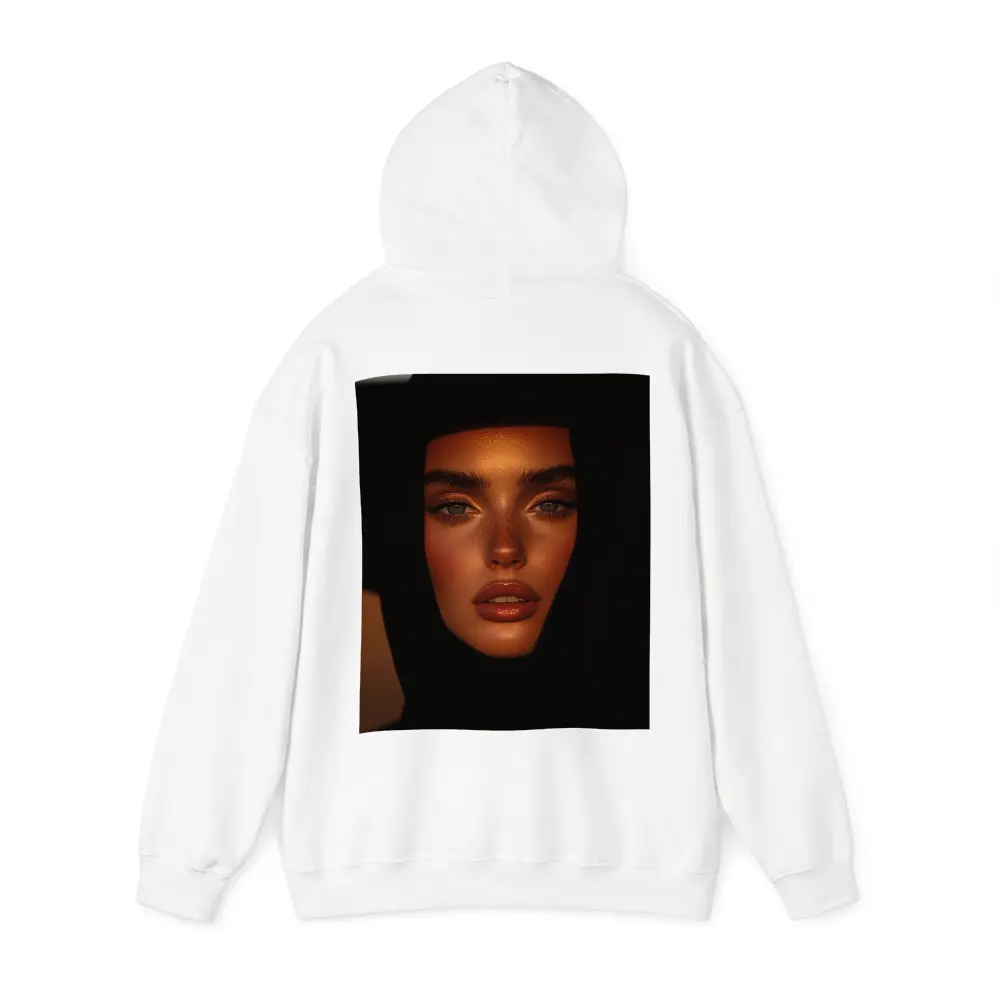 Woman Portrait Dark Moody Golden Hour – Hoodies