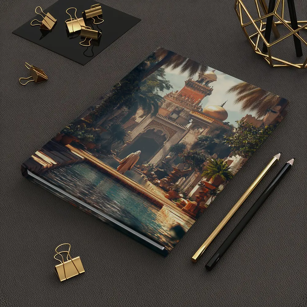 Islamic Palace Garden Courtyard With Reflecting Pool – Notebooks