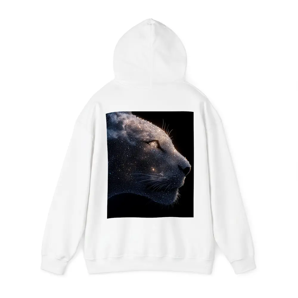 Cosmic Panther Galaxy Stars Dark Background – Hoodies