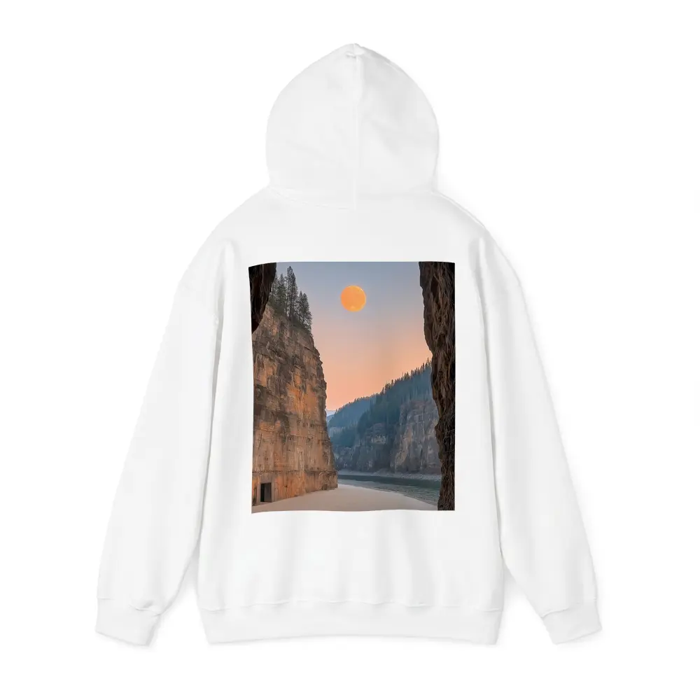 Cave View Full Moon Canyon River – Hoodies