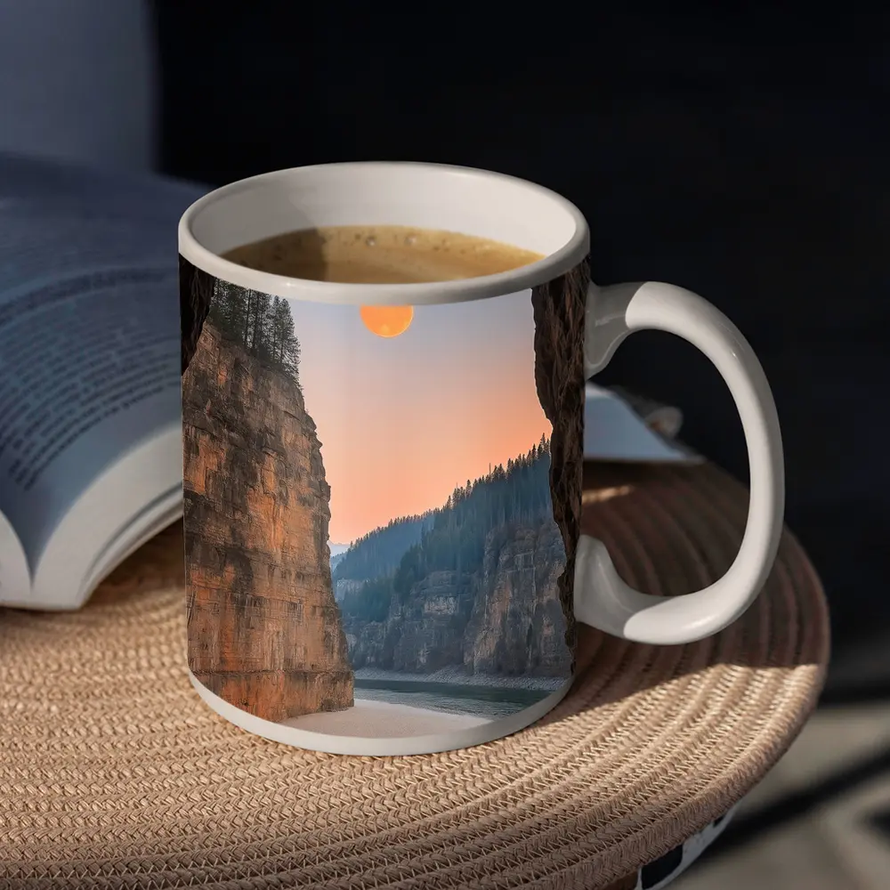 Cave View Full Moon Canyon River – Mugs