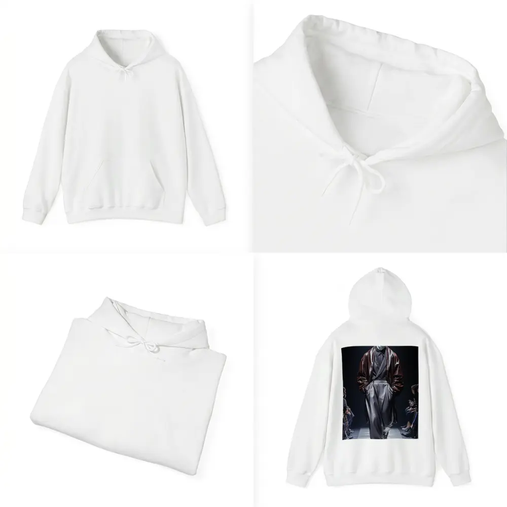 Avant Garde Fashion Model Dark Runway Show – Hoodies