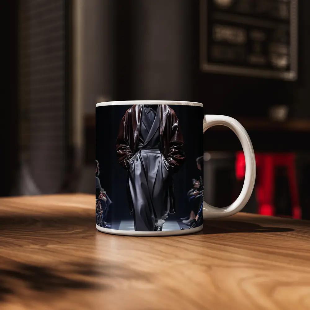 Avant Garde Fashion Model Dark Runway Show – Mugs